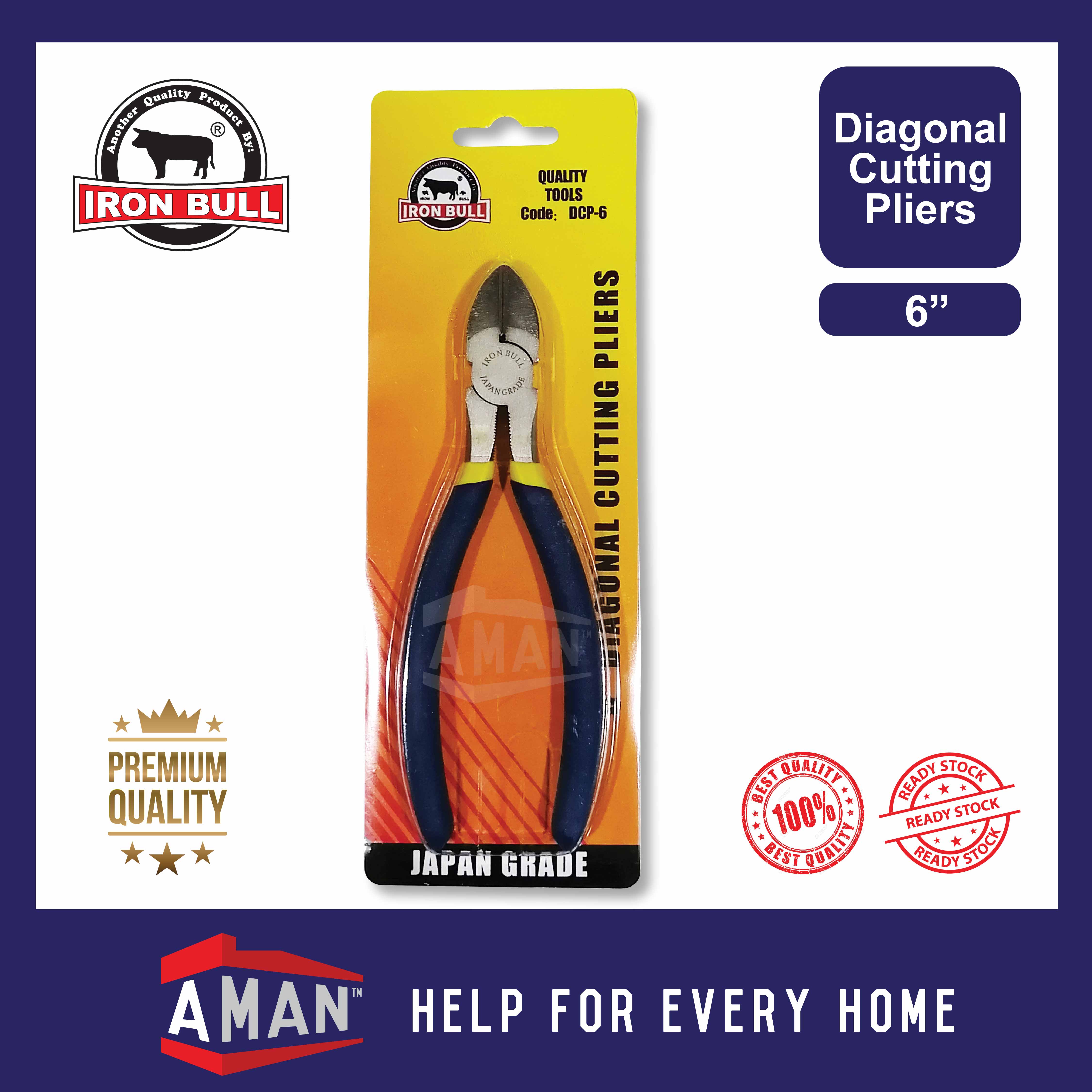 IRON BULL Diagonal Cutting Plier Diagonal Cutter Wire Flush Cutter ...