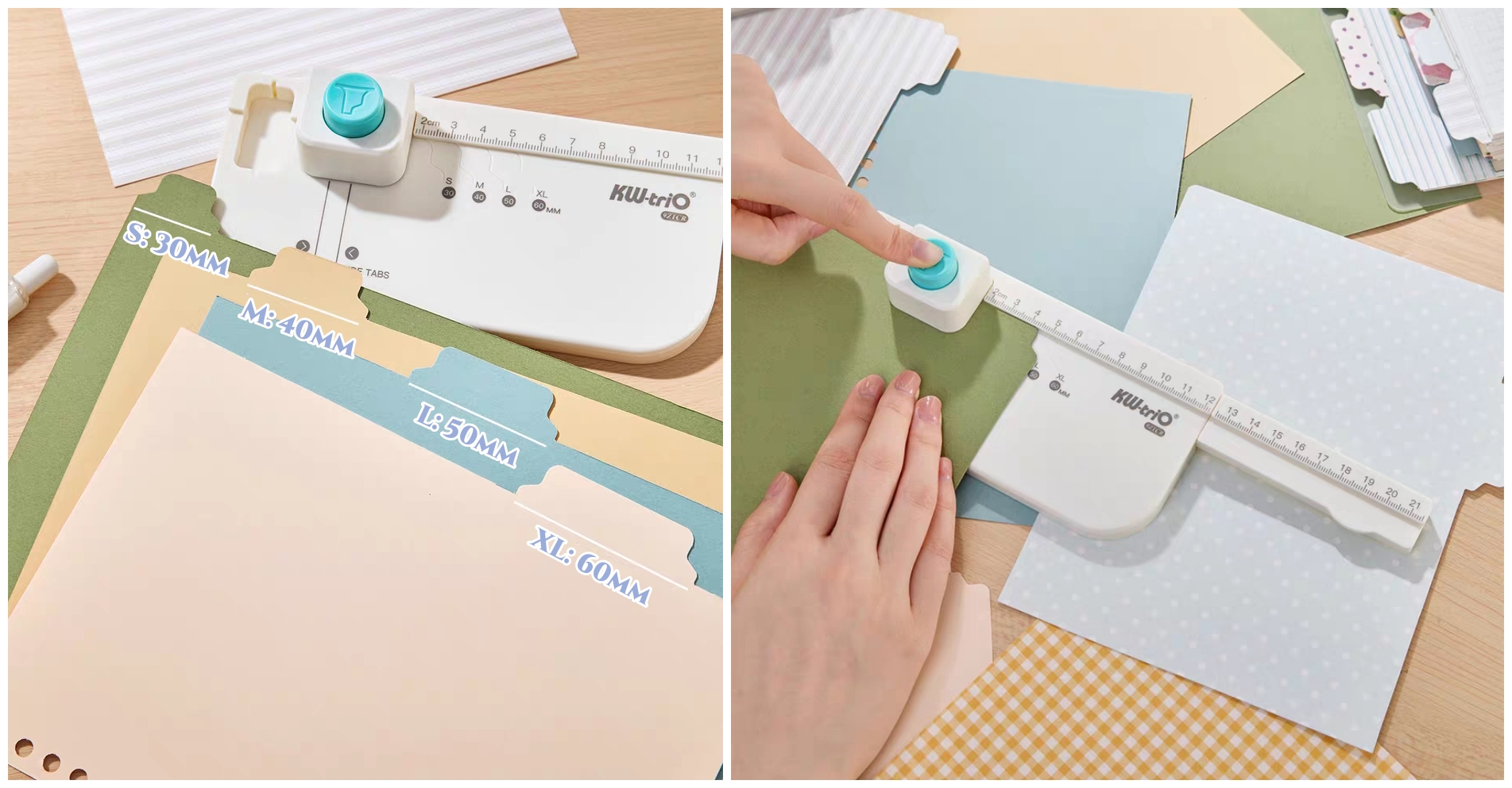Multipurpose Planner Dividers Maker I Index Tab Punch Board Page ...