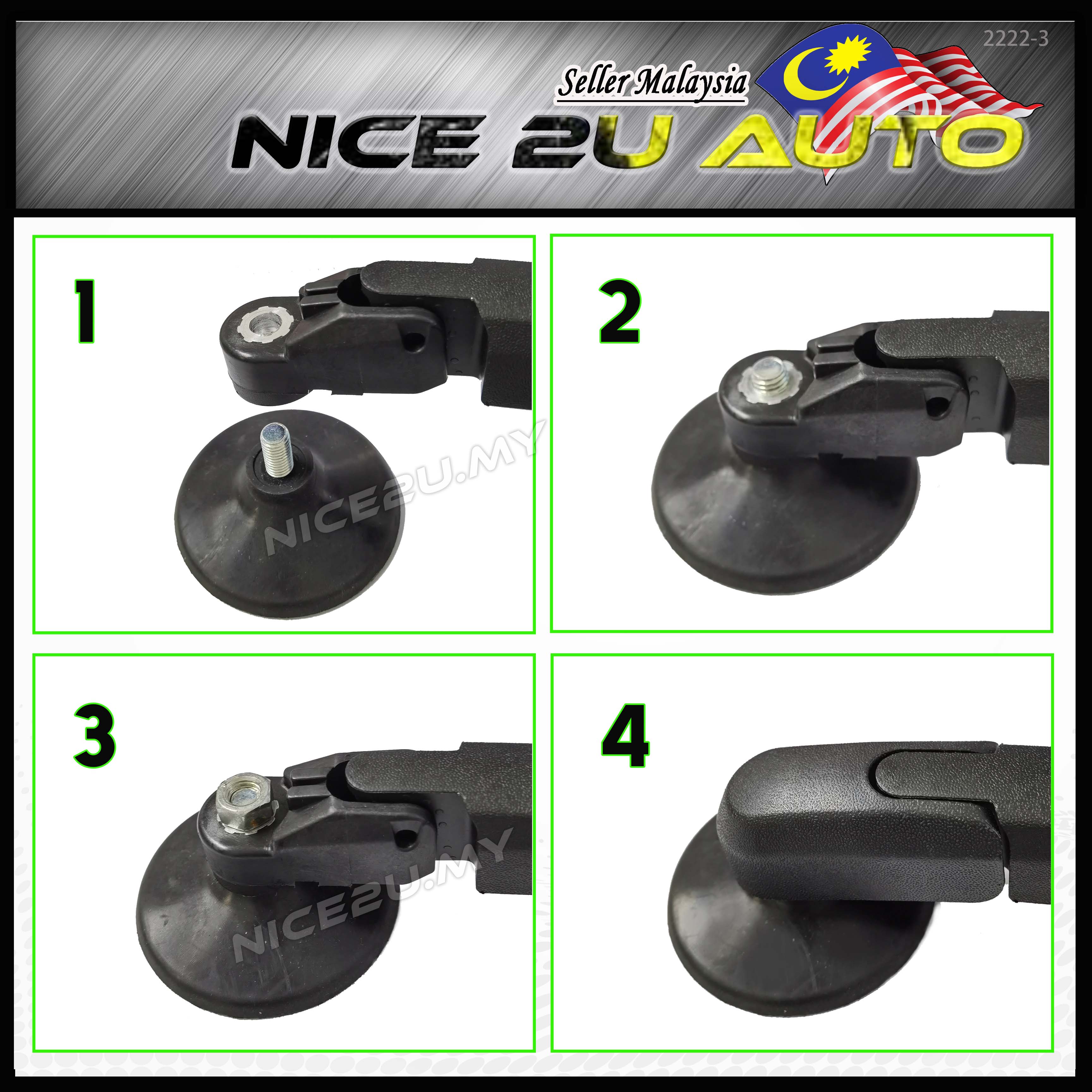 Universal Rear Glass Dummy Wiper Kereta Sedan Wira Saga Iswara Saga BLM ...