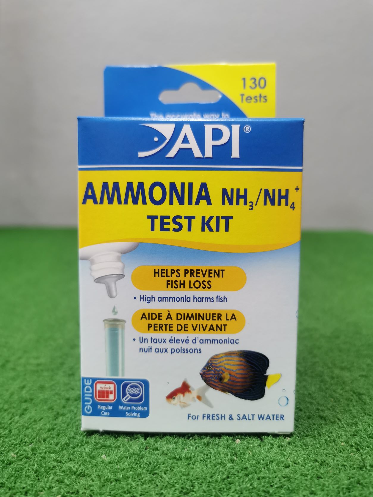 Api Ammonia NH3/NH4 Test Kit. Pond Aquarium Fresh/Salt Water Tester