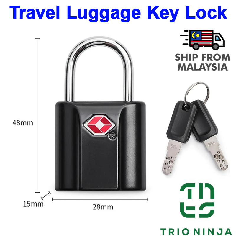 TrioNinja TSA Luggage Key Lock Security Lock Suitcase Luggage Lock