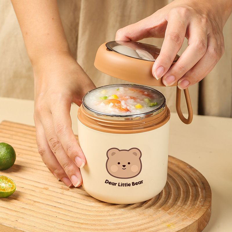 304 Stainless Steel Thermos Flash Soup Container 530ML Food Jar ...