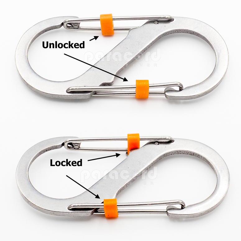 Stainless Steel SlideLock, MicroLock S-biner Carabiner | Shopee Philippines