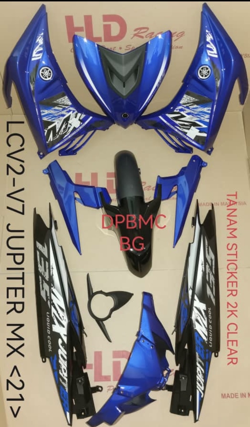 Coverset Cover set tanam (HLD Racing) yamaha lc135 v2 v3 v4 v5 v6 v7 ...