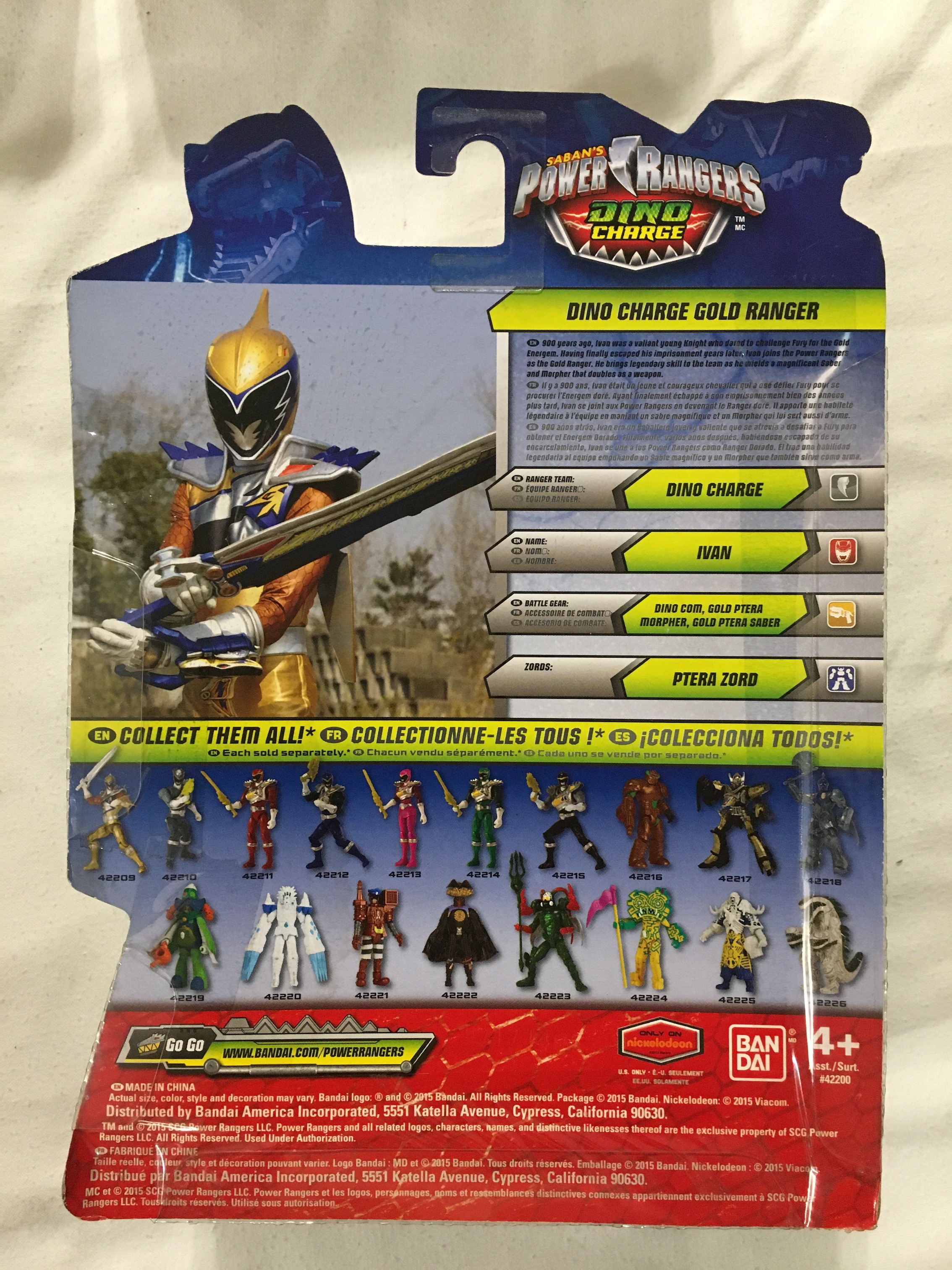 POWER RANGERS DINO CHARGE DINO CHARGER 5 INCH FIGURES (SET OF 8) BANDAI ...