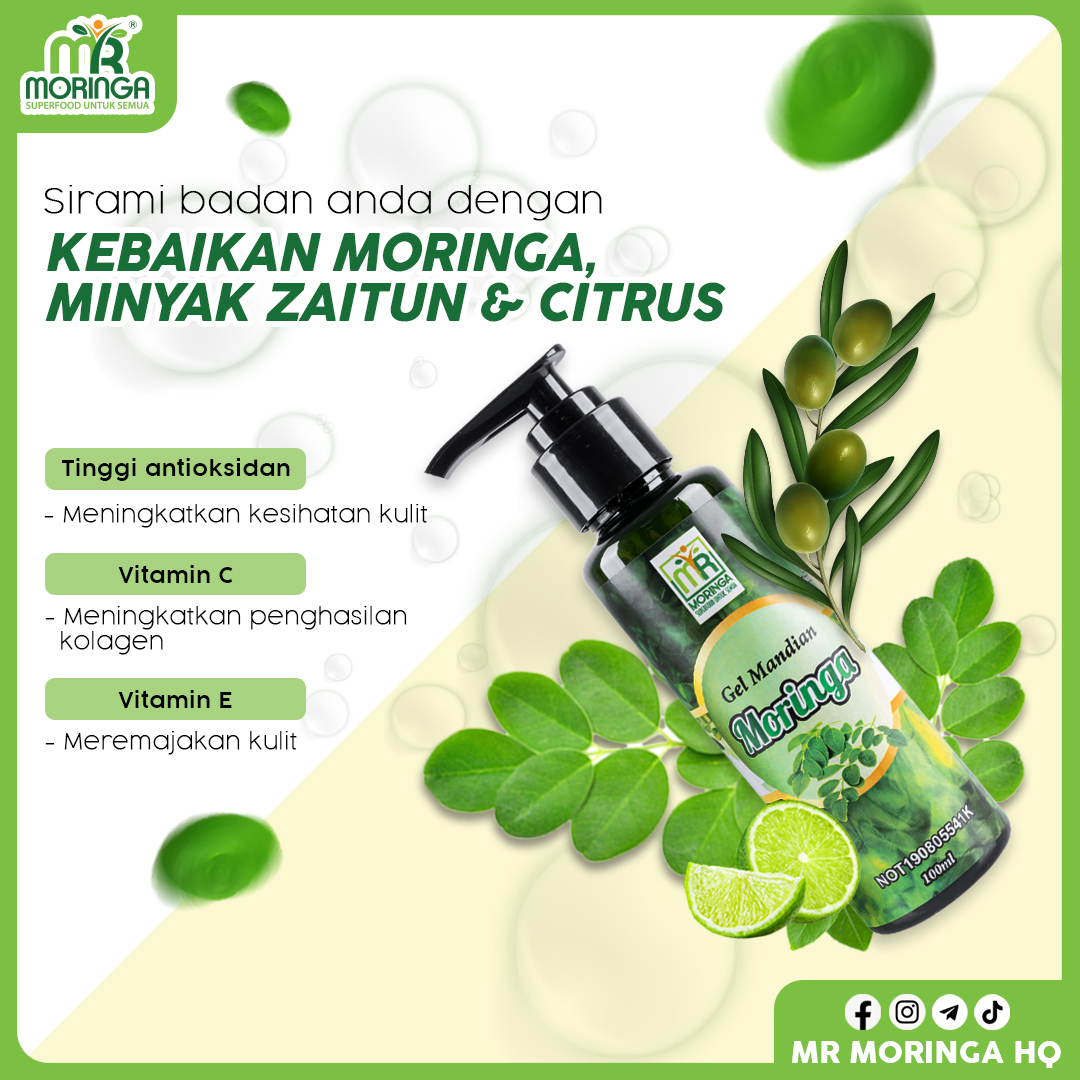 MR Moringa Shower Body Wash Gel Mandian | Shopee Philippines