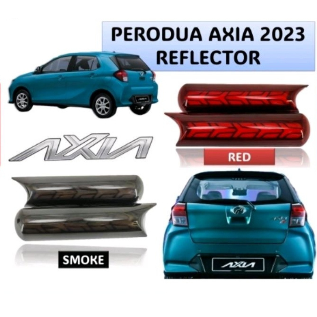 Rear Bumper Reflector Light Signal Brake Welcome Lamp Baru Smoke Red ...