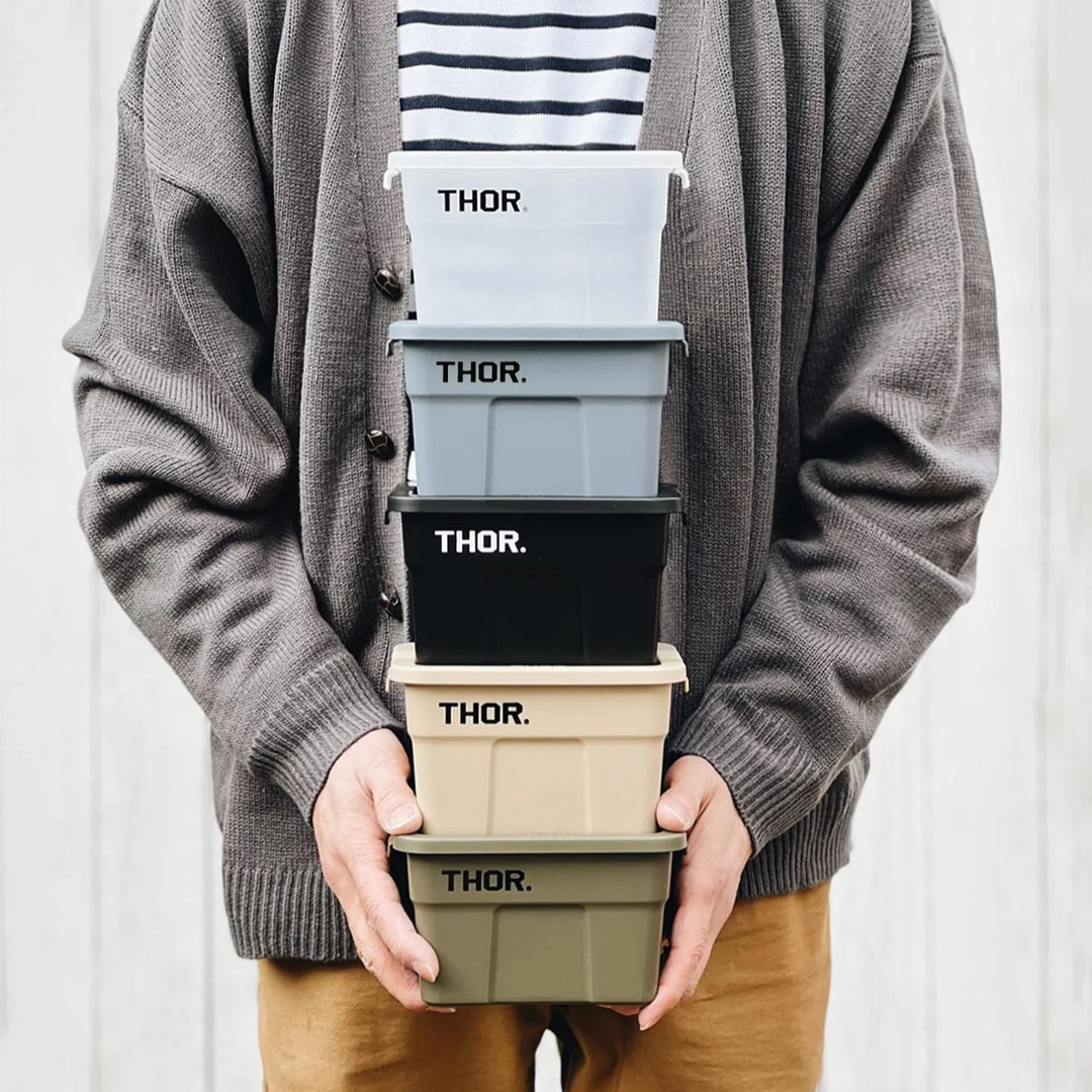 [New Colour] THOR Mini Tote Box - 1L Small Stackable Storage Container ...