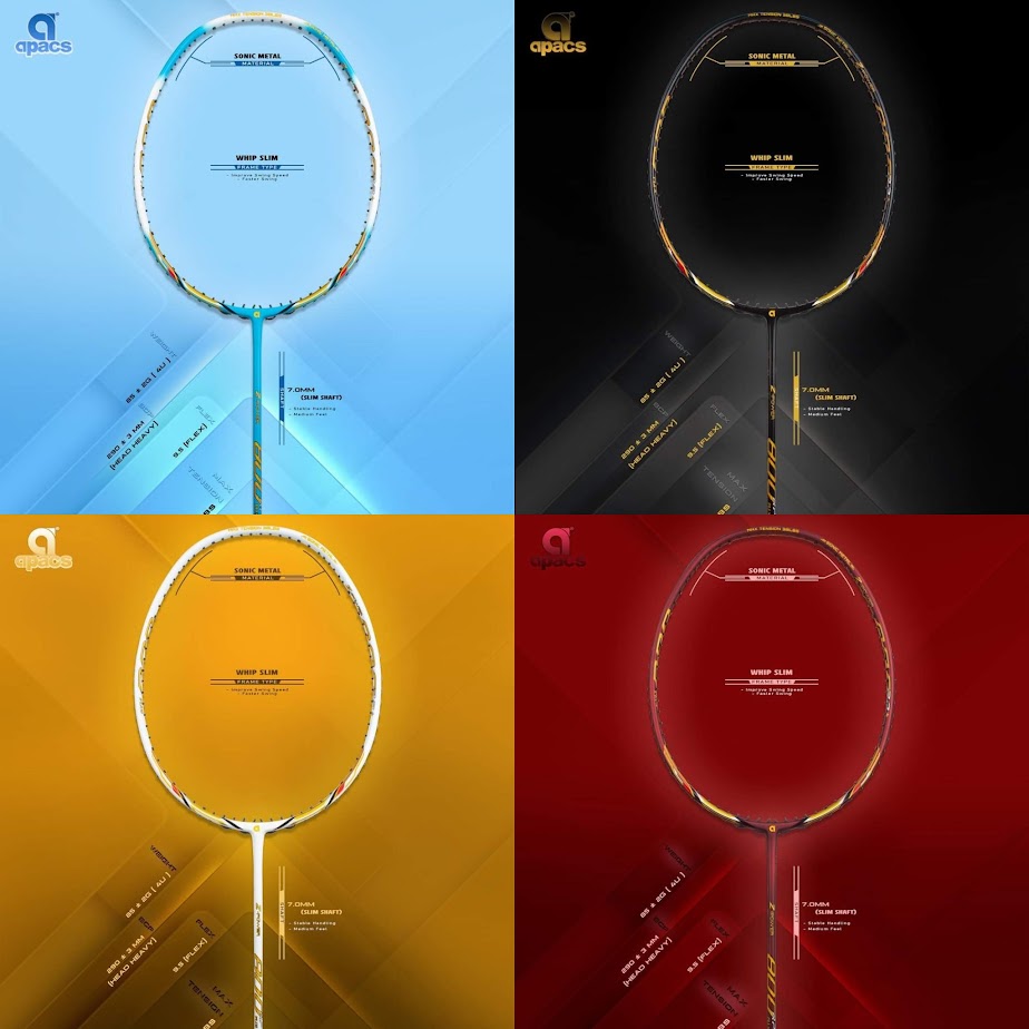 APACS Racket Z-POWER 800RP PLUS ( Free Stringing/Grip/Cover) | Shopee ...