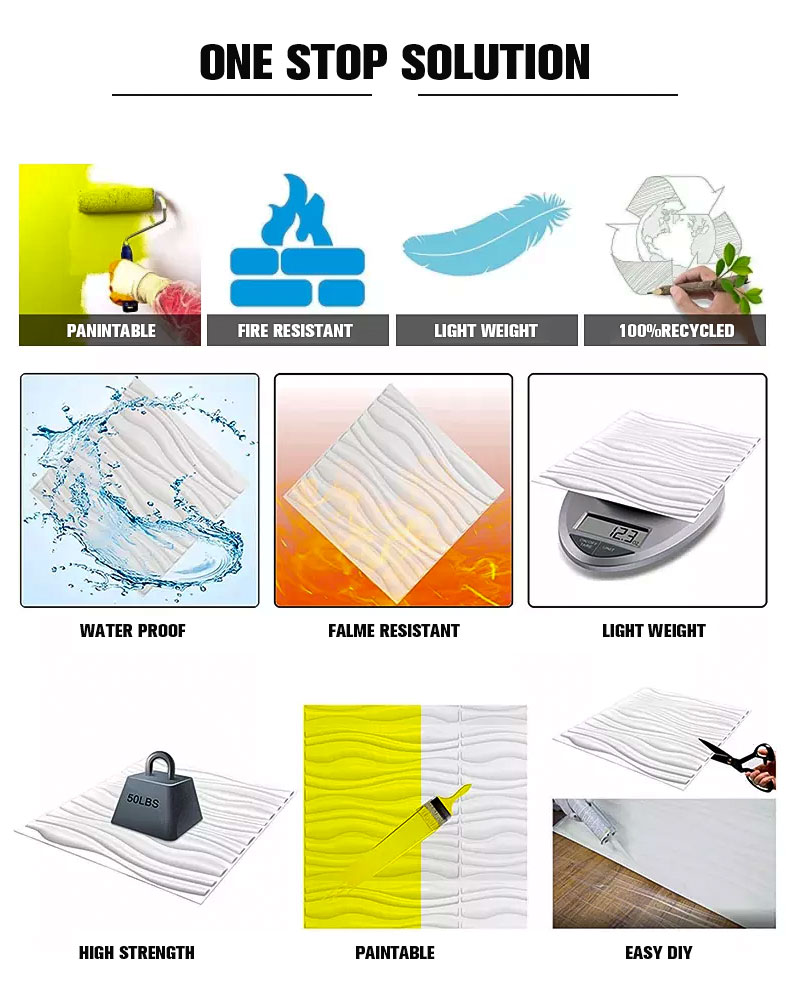 50x50cm PREMIUM Lattice 3D WALLPANEL Wall Panel PVC PVC Gaming Wall