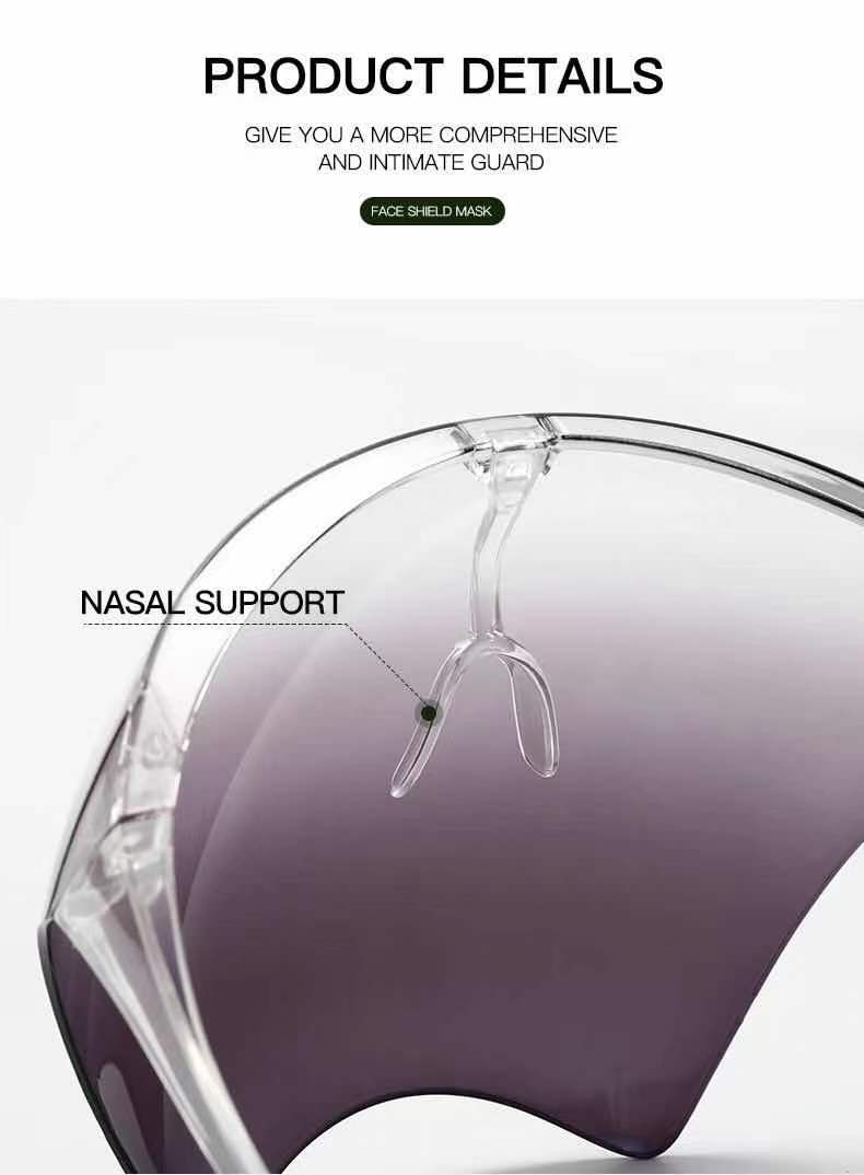 Acrylic Face Shield Protective Visor Welding Shield Cermin Muka Color ...