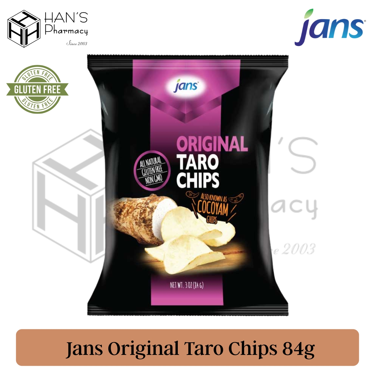 Jans Taro Chips 84g (Gluten Free) Shopee Philippines