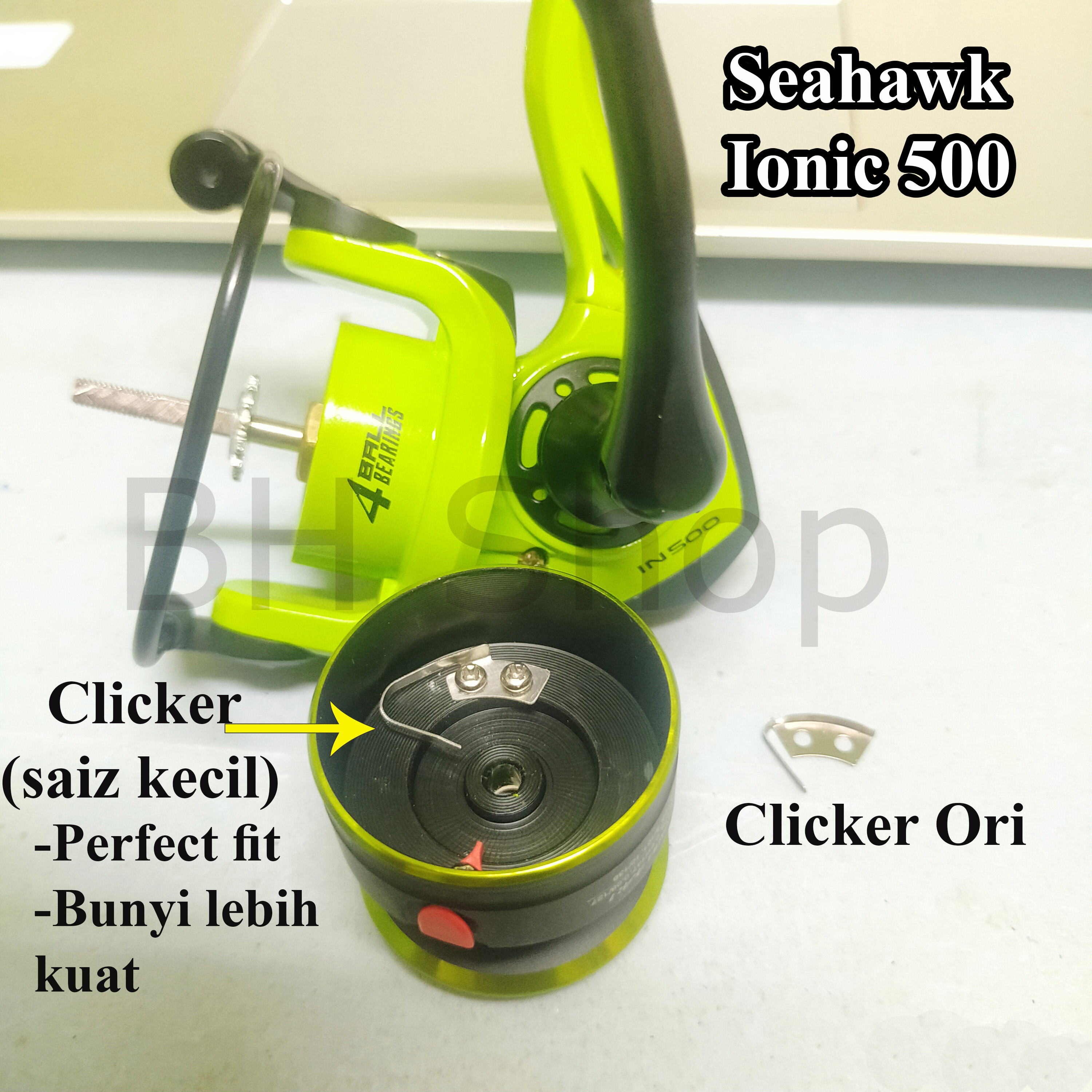 Spinning Reel Clicker Bunyi Drag Alarm Mesin Pancing fishing alert ...