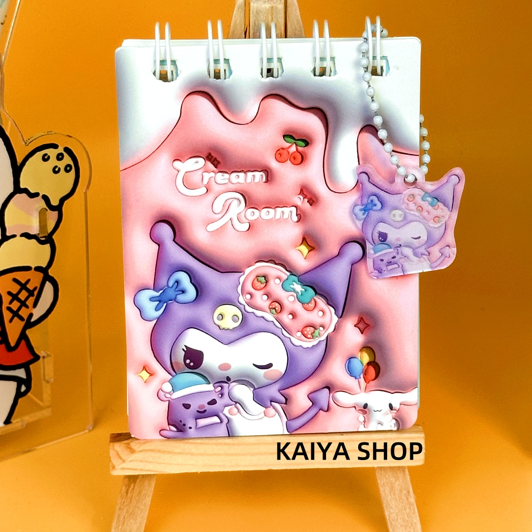 Notebook + Keychain 3D primary school studentA7 simple laptop vision ...