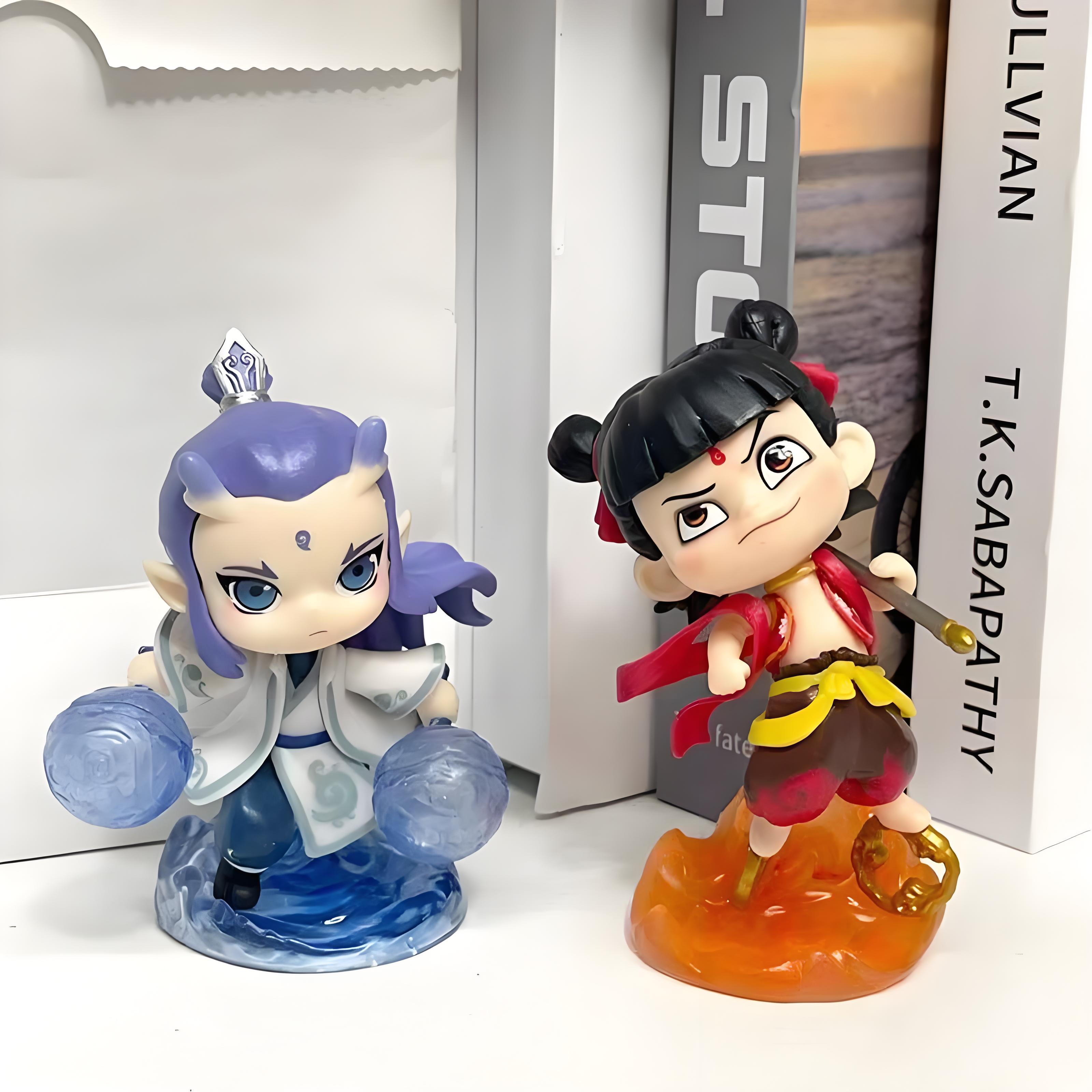 Nezha2 Blind Box Full Set Nezha Aobing Figure 哪吒之天生羁绊系列盲盒 | Shopee ...