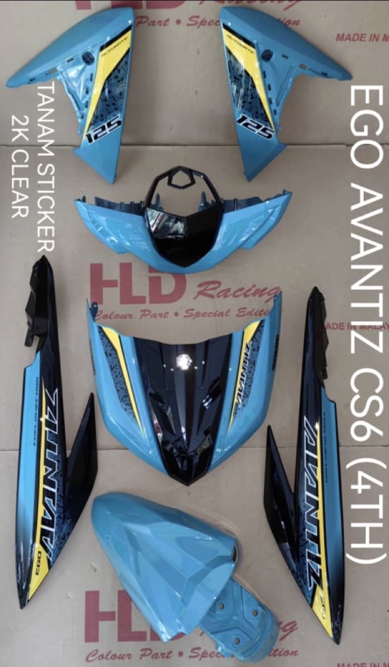 Coverset cover set Tanam (HLD Racing) Yamaha ego avantiz 125 avantiz125 ...