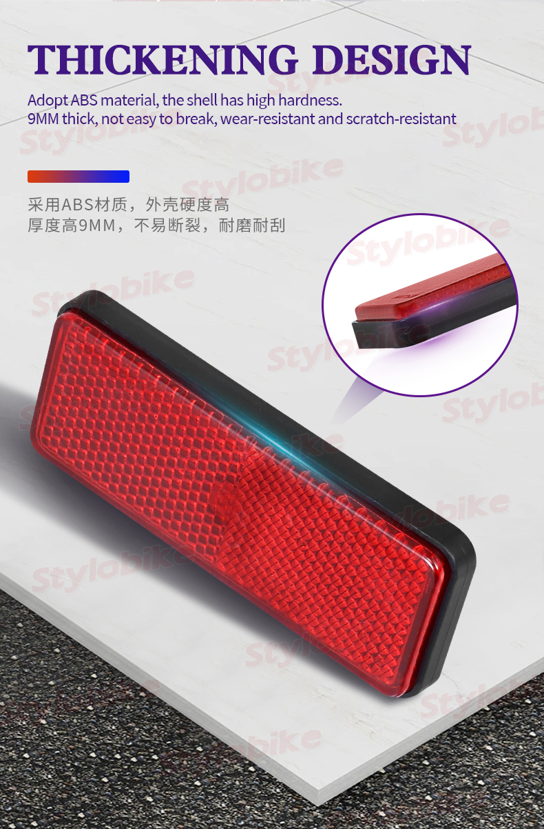 Universal Reflector Warning Light Motorcycle Pemantul Cahaya Light ...