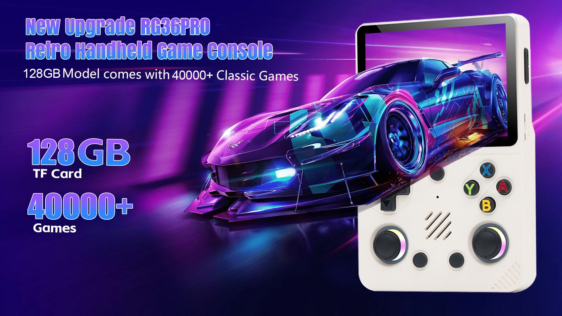 RG36 Pro Retro Game Console Linux System 3.5Inch IPS Screen Handheld ...