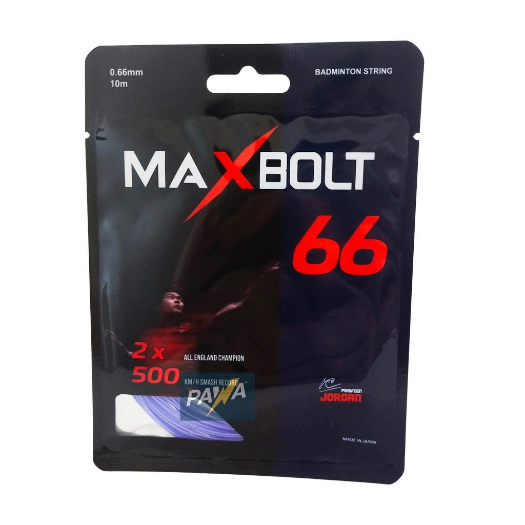 Maxbolt MBS 66 MBS66 Badminton String (0.66mm) High Repulsion Power ...