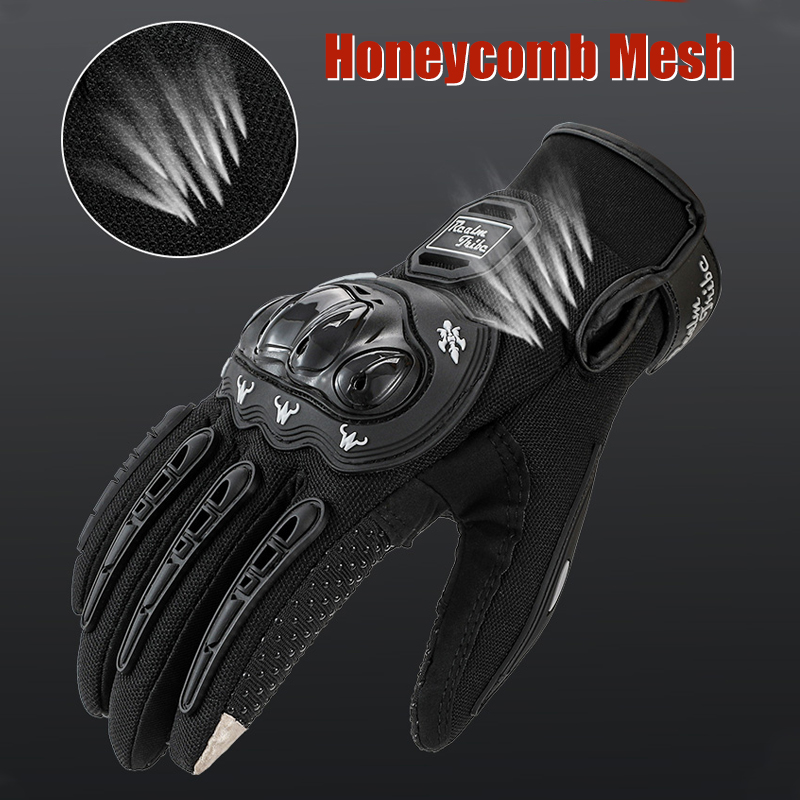 HNJ Glove Motorcycle Rider Motor AntiSlip High Impact Motorbike