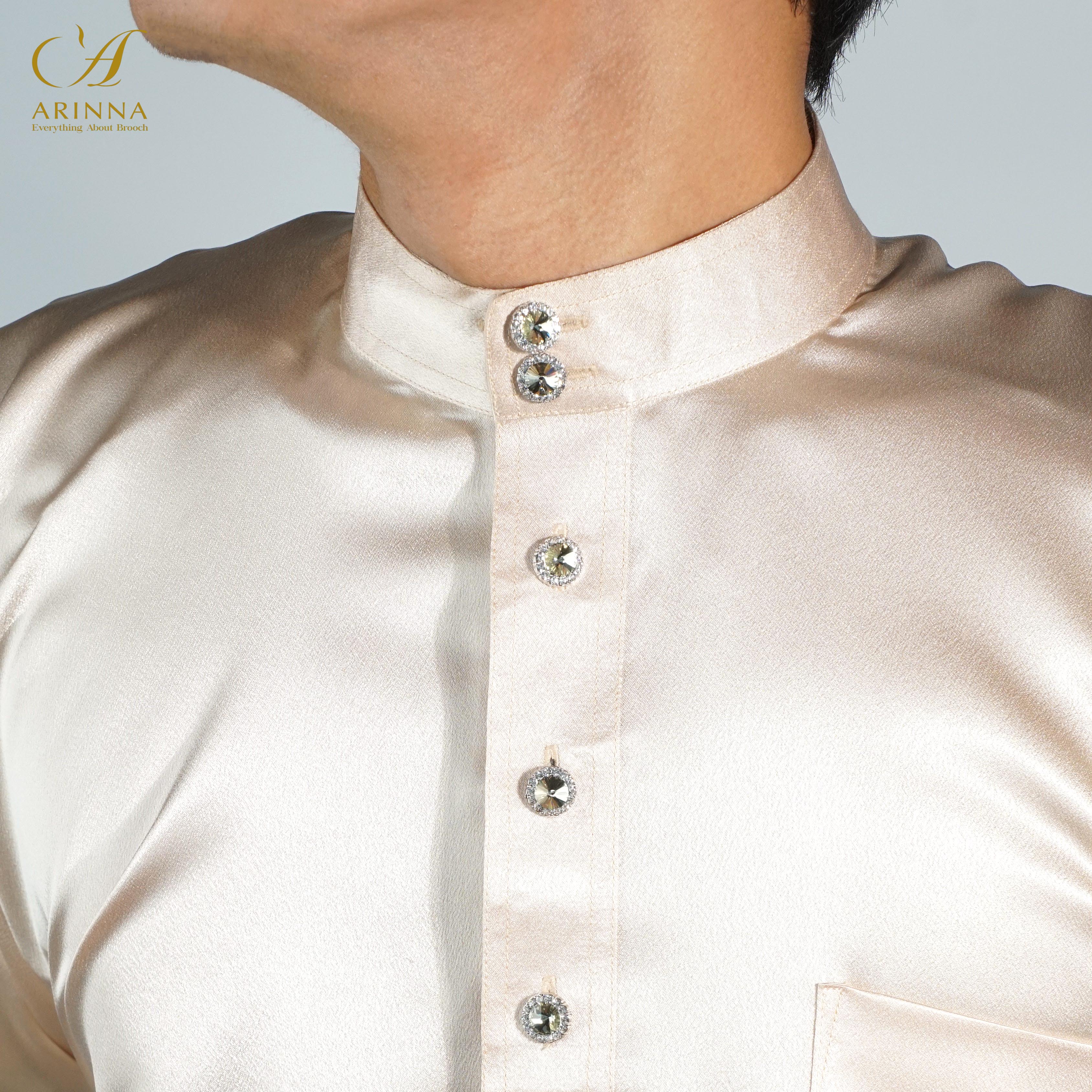Arinna Butang Kancing Melayu Stellux - Perpaduan Brooch Baju Lelaki ...