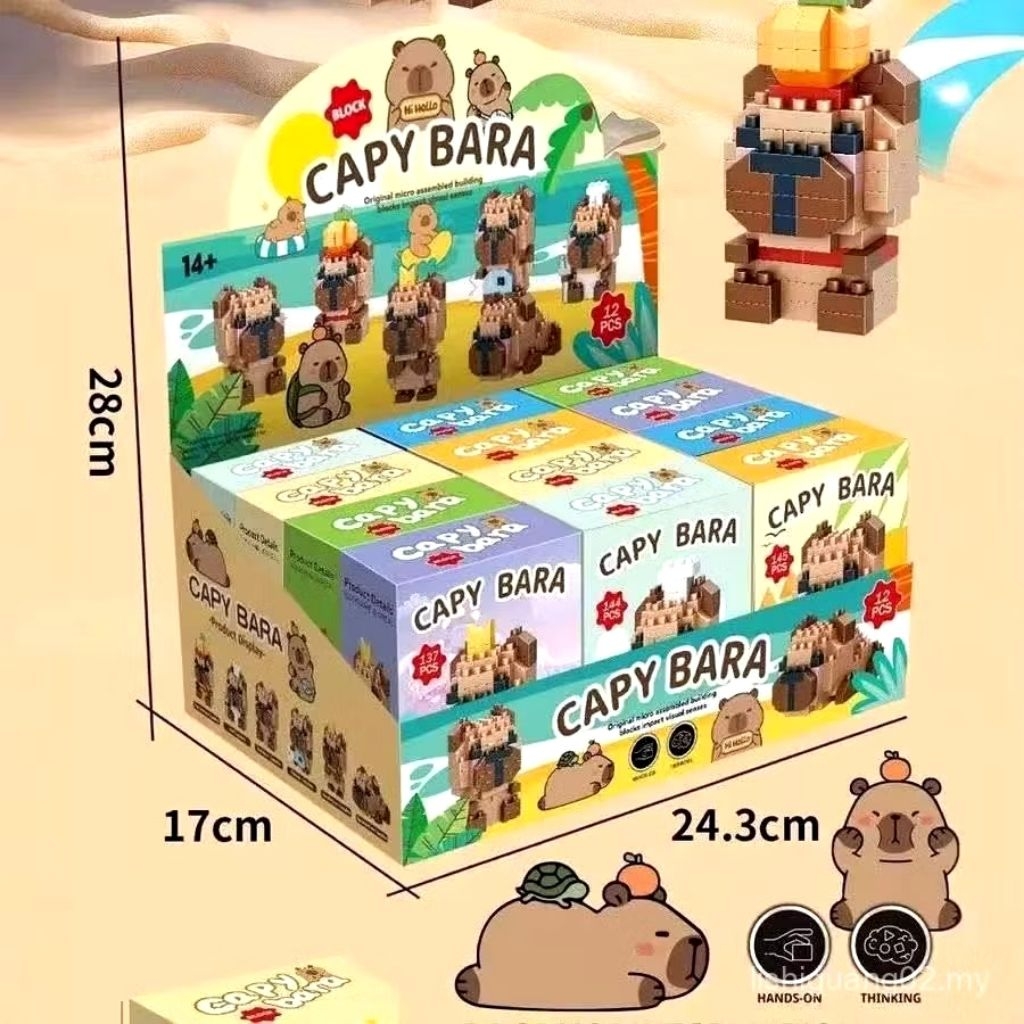 Capybara Sanrio Blok Mainan Kanak-Kanak/Block Micro Assembled Building ...