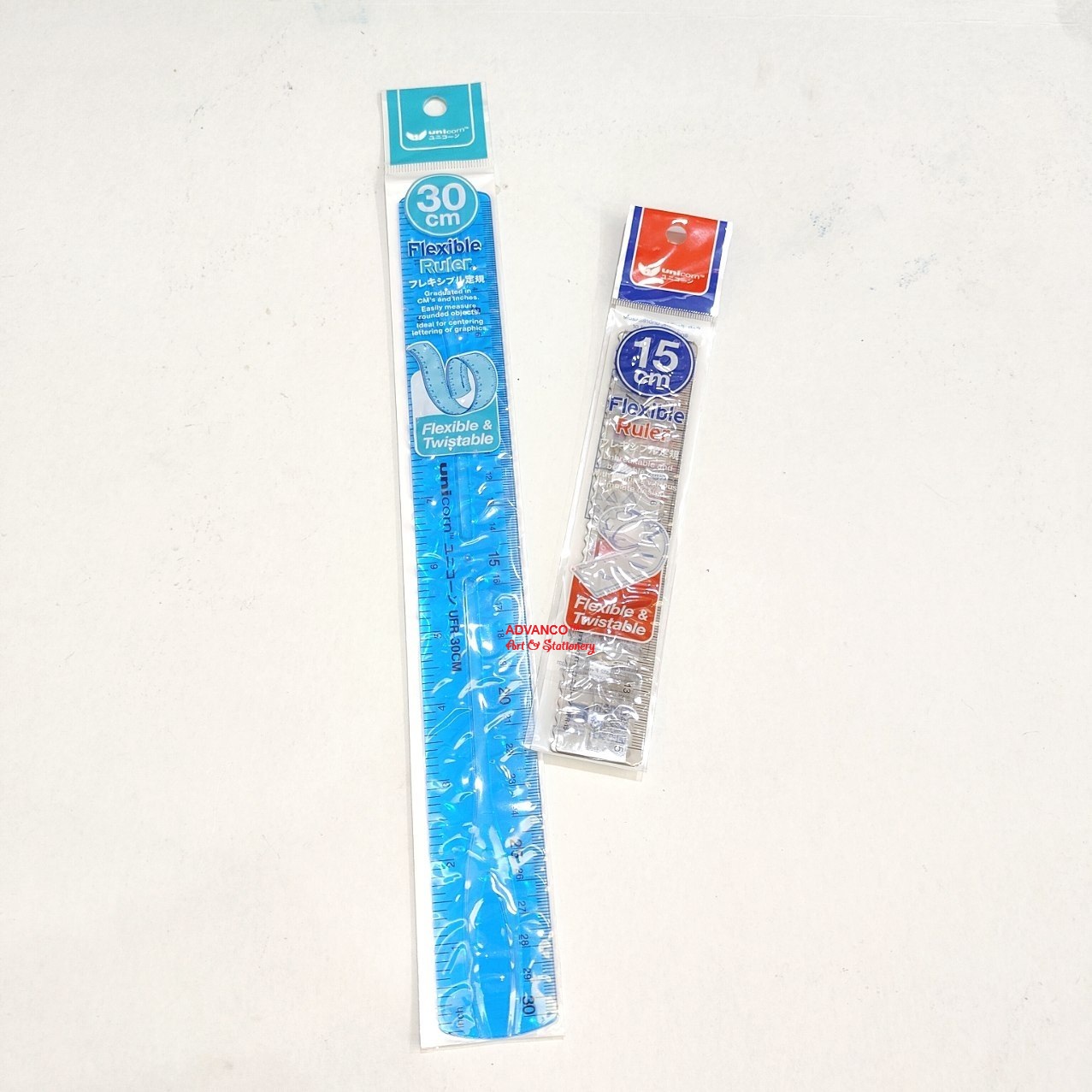 UNICORN FLEXIBLE & TWISTABLE RULER (AVAILABLE IN 15CM & 30CM) | Shopee ...