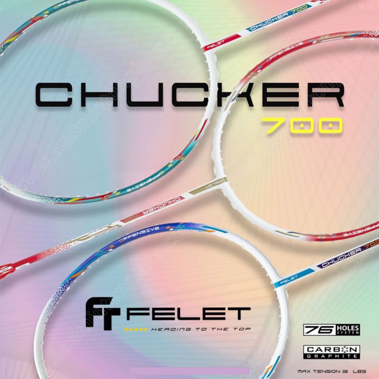 FELET CHUCKER 700 4U 82gram Badminton Racket by FLEET | Shopee Philippines