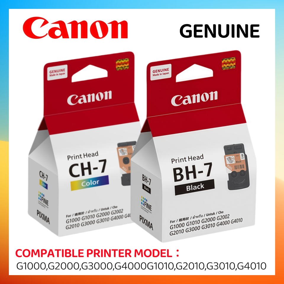 Canon Print Head BH-7 CH-7 Canon PIXMA G1000 G1010 G2000 G2002 G2010 ...