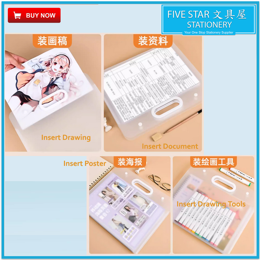 fivestar2u A3 A2 Drawing Drafting Portfolio Art Bag Beg Lukisan Sketch ...