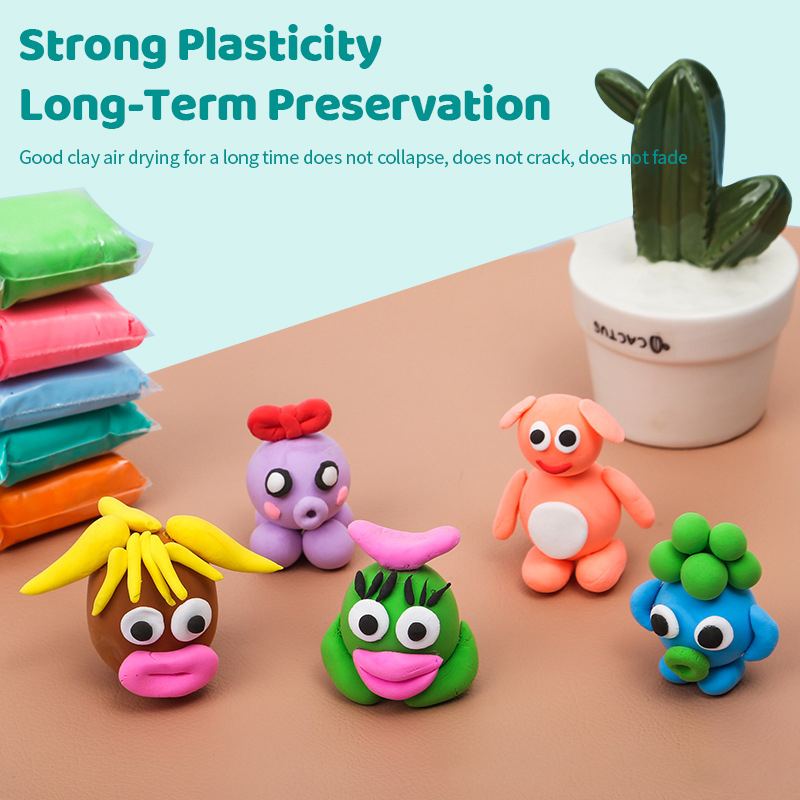 NonToxic Air Dry Super Light Clay 12/24/36 Butter Slime Plasticine