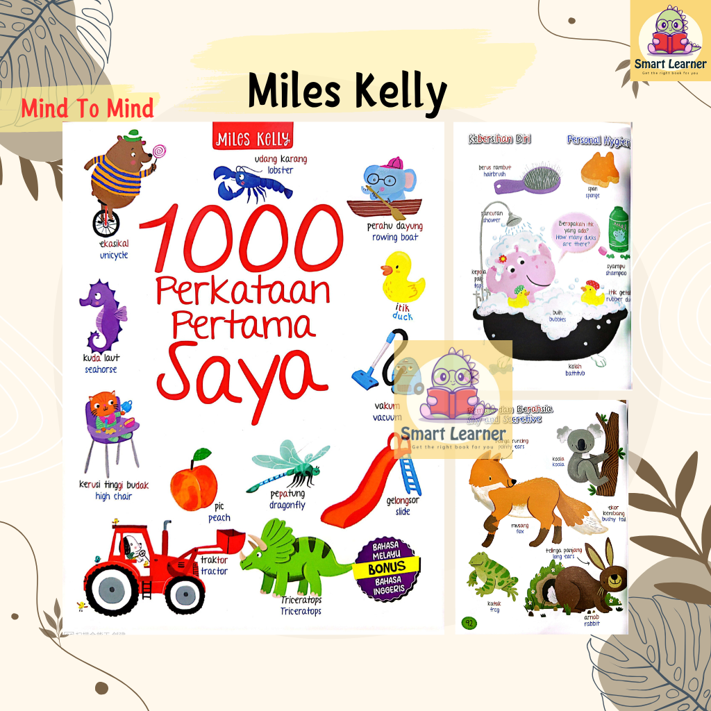 SAYA [SMART] Miles Kelly My First 1000 Words Bilingual Picture ...