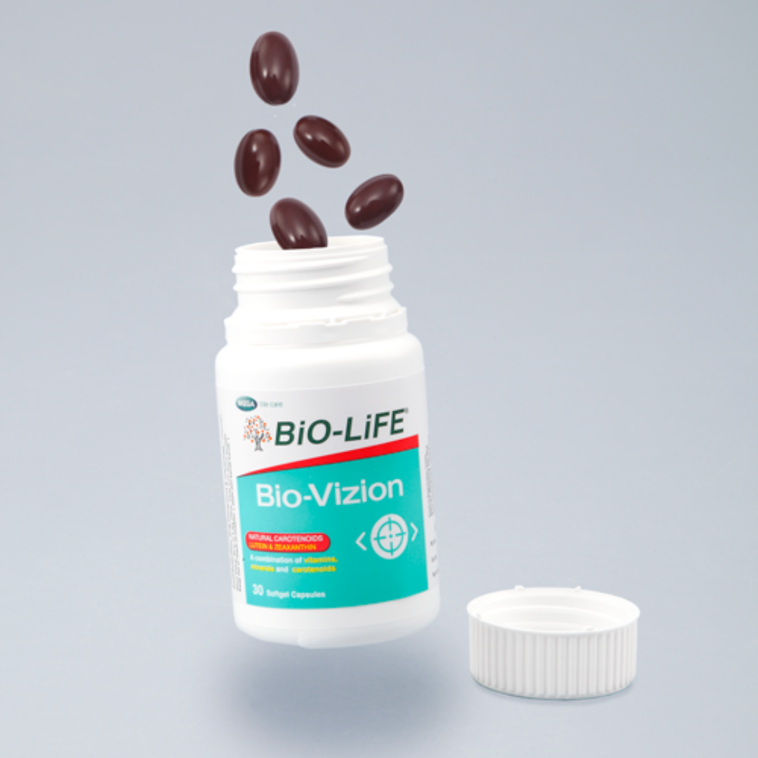 BIO-LIFE BIO-VIZION 30 SOFTGELS TWINPACK Supplemen untuk Kesihatan Mata ...