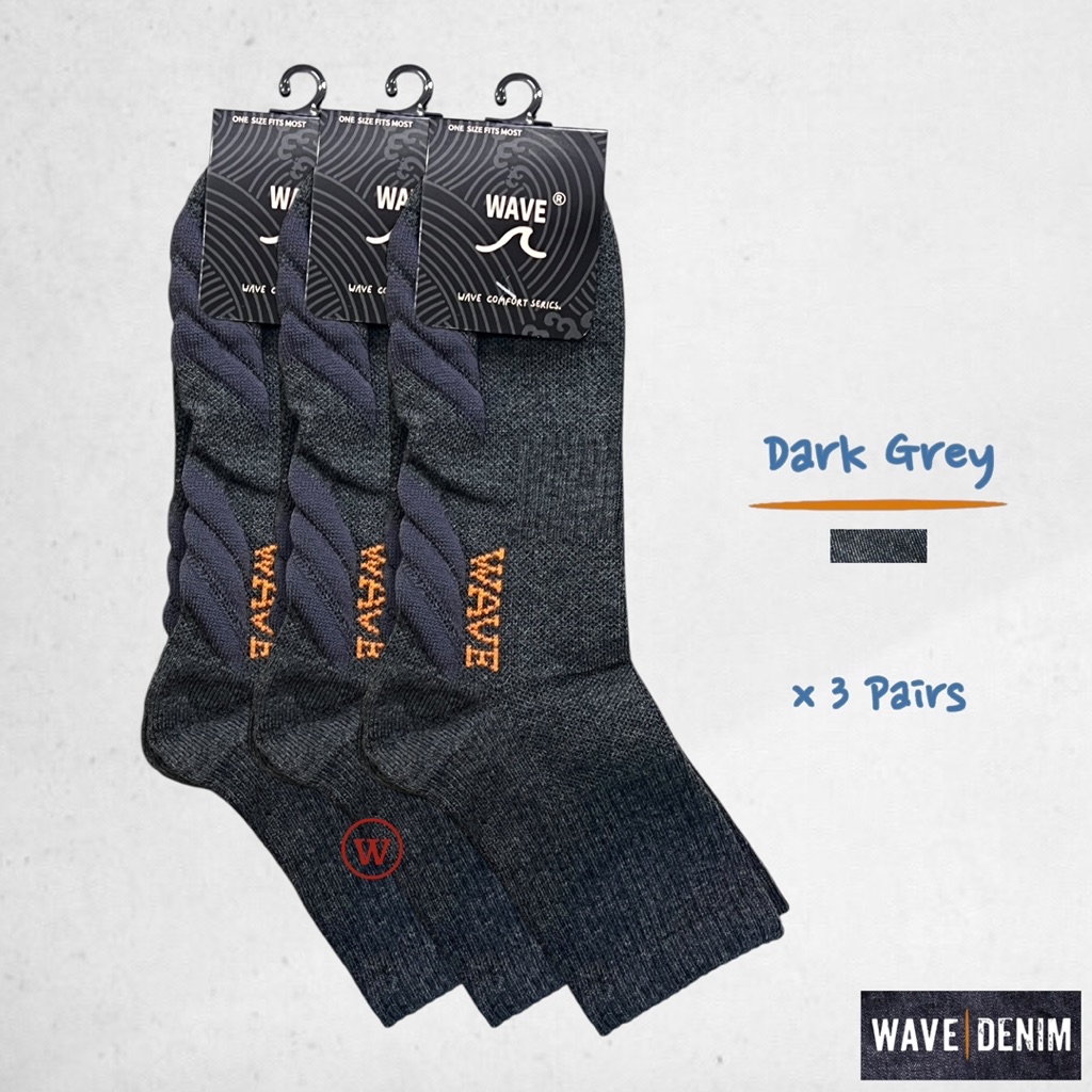Wave Multi-purpose Cushioning Heavy Duty Work & Sport Comfort Socks ...