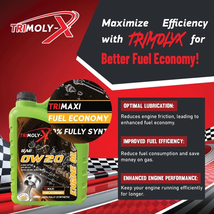 TRIMOLY-X TRIMOLYX 5W30 FULLY SYNTHETIC ENGINE OIL SP/CF 4L Car ...