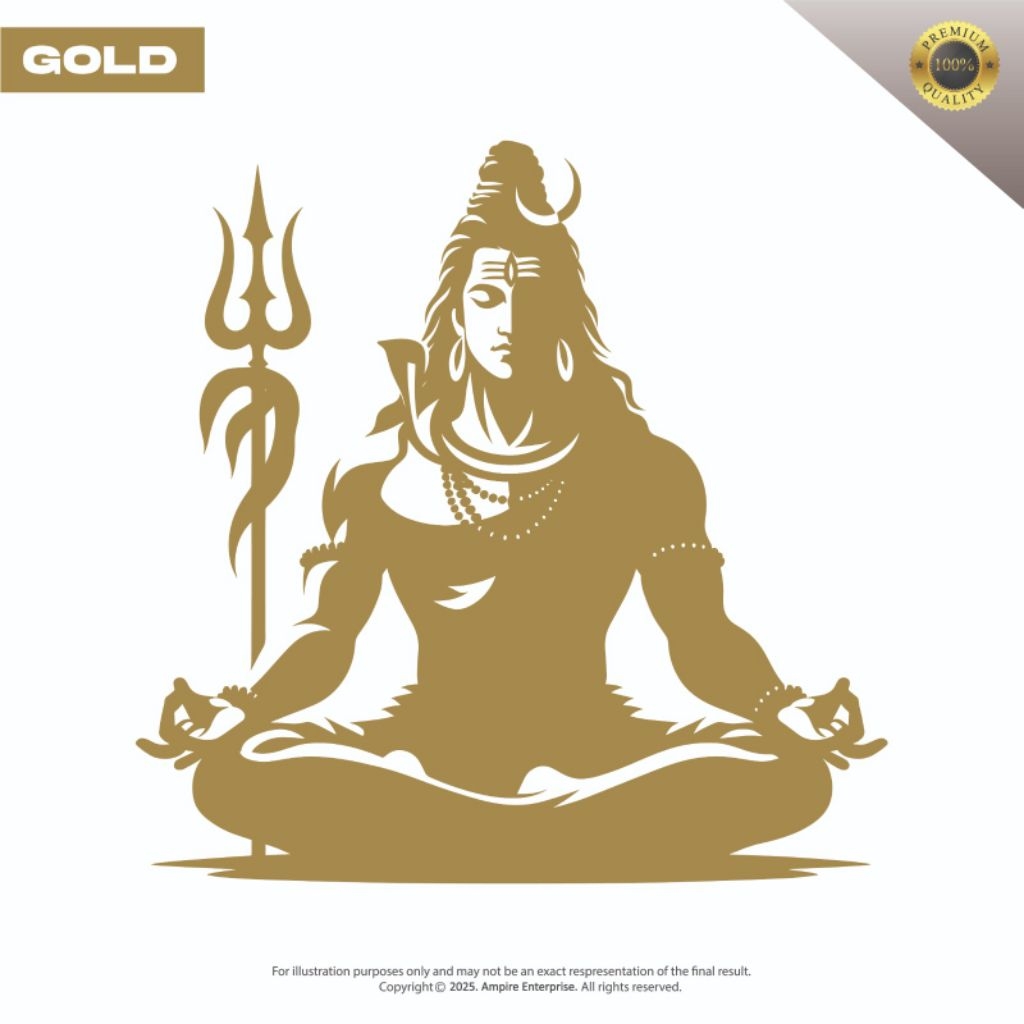 LORD SHIVA-2 Design Premium Quality Vinyl Sticker | Shopee Philippines