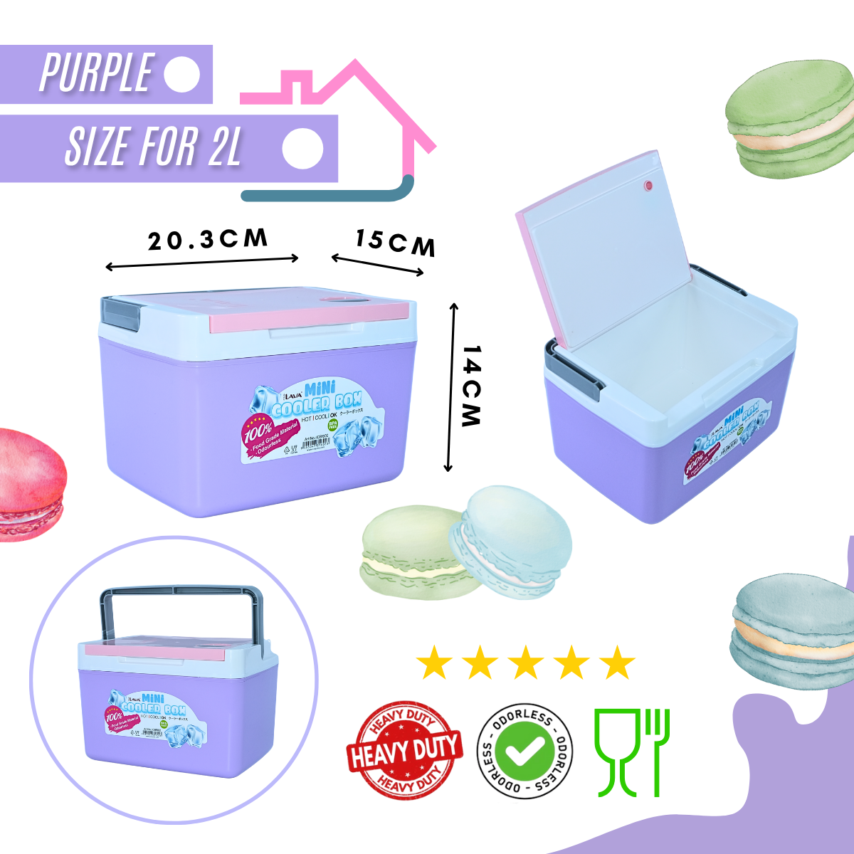 {New Arrival} Iruma x LAVA Mini Cooler Box 2L Mini Ice Box BPA FREE ...