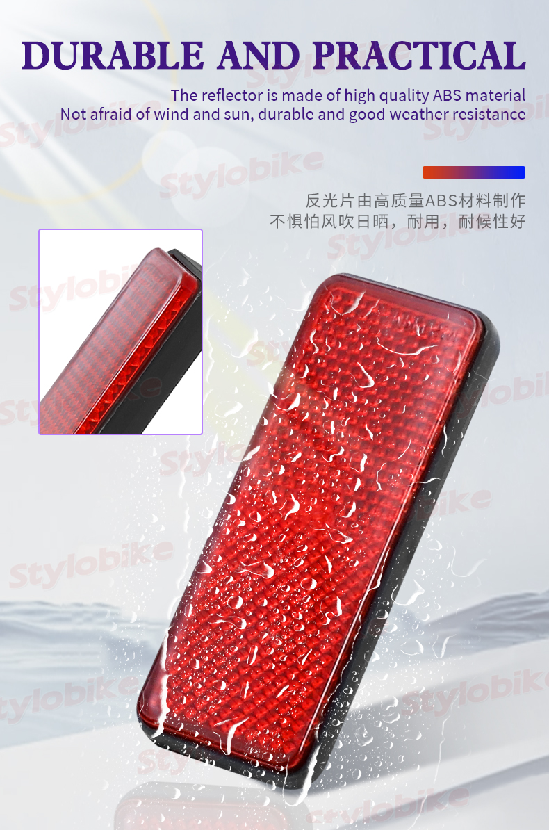 Universal Reflector Warning Light Motorcycle Pemantul Cahaya Light ...