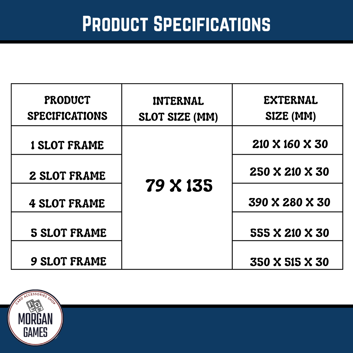 【Morgan Games】 Wall Frame for PSA Case PSA Casing Wall Display Frame ...