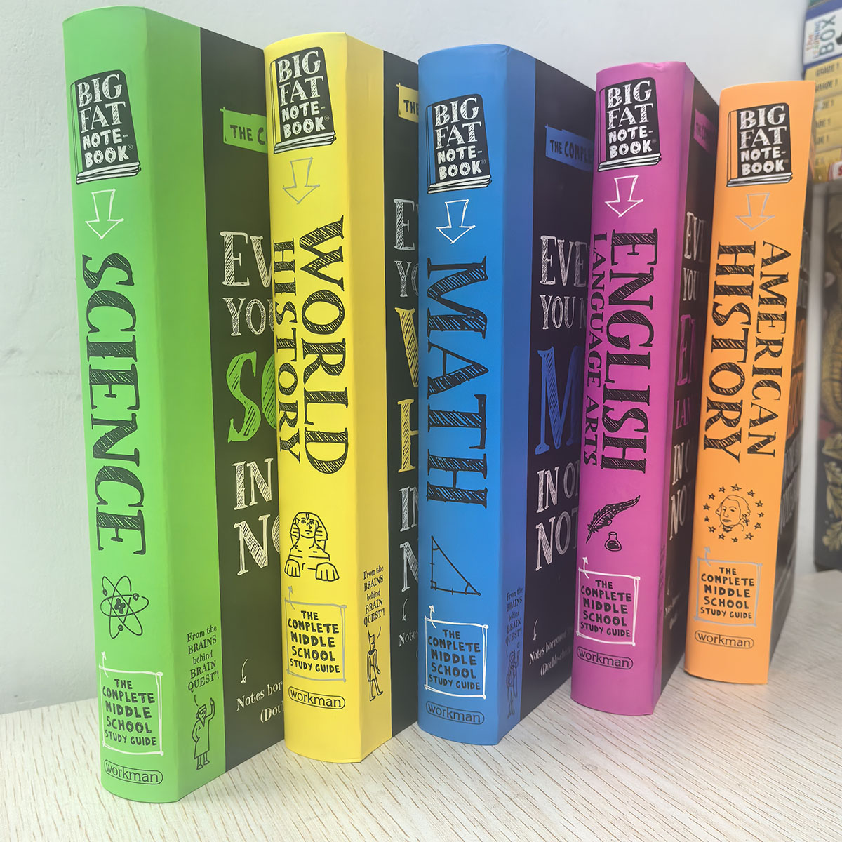 Big Fat Notebook 5-Book Set: Science, Math, History & English Complete ...