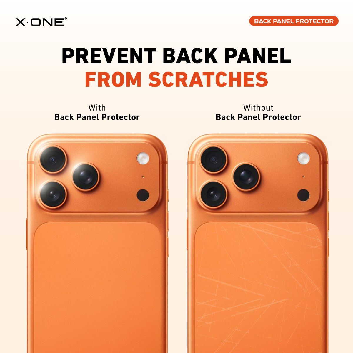 X.One Camera Plateau & Back Protector for iPhone 17 Pro Max / 17 Pro ...