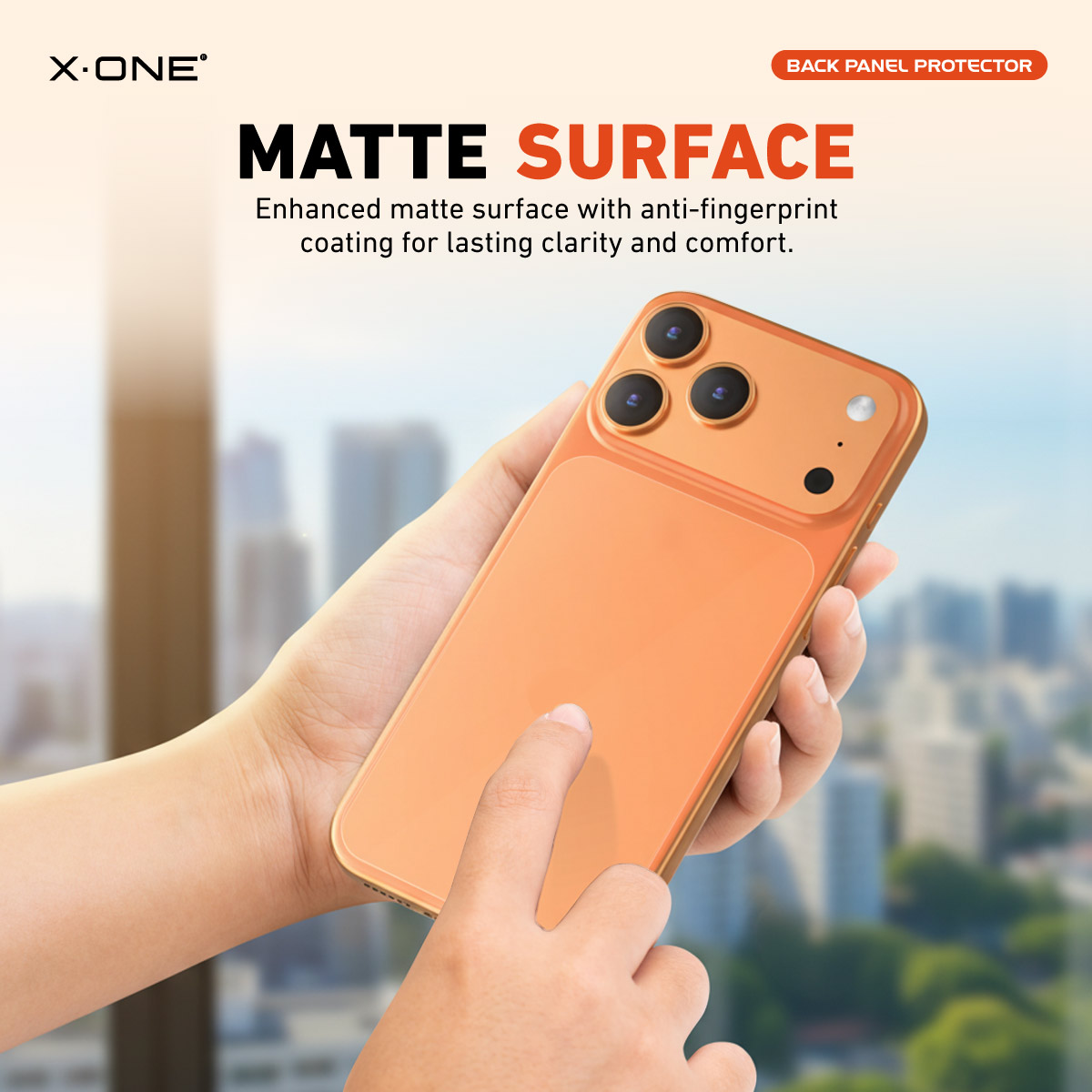 X.One Camera Plateau & Back Protector for iPhone 17 Pro Max / 17 Pro ...