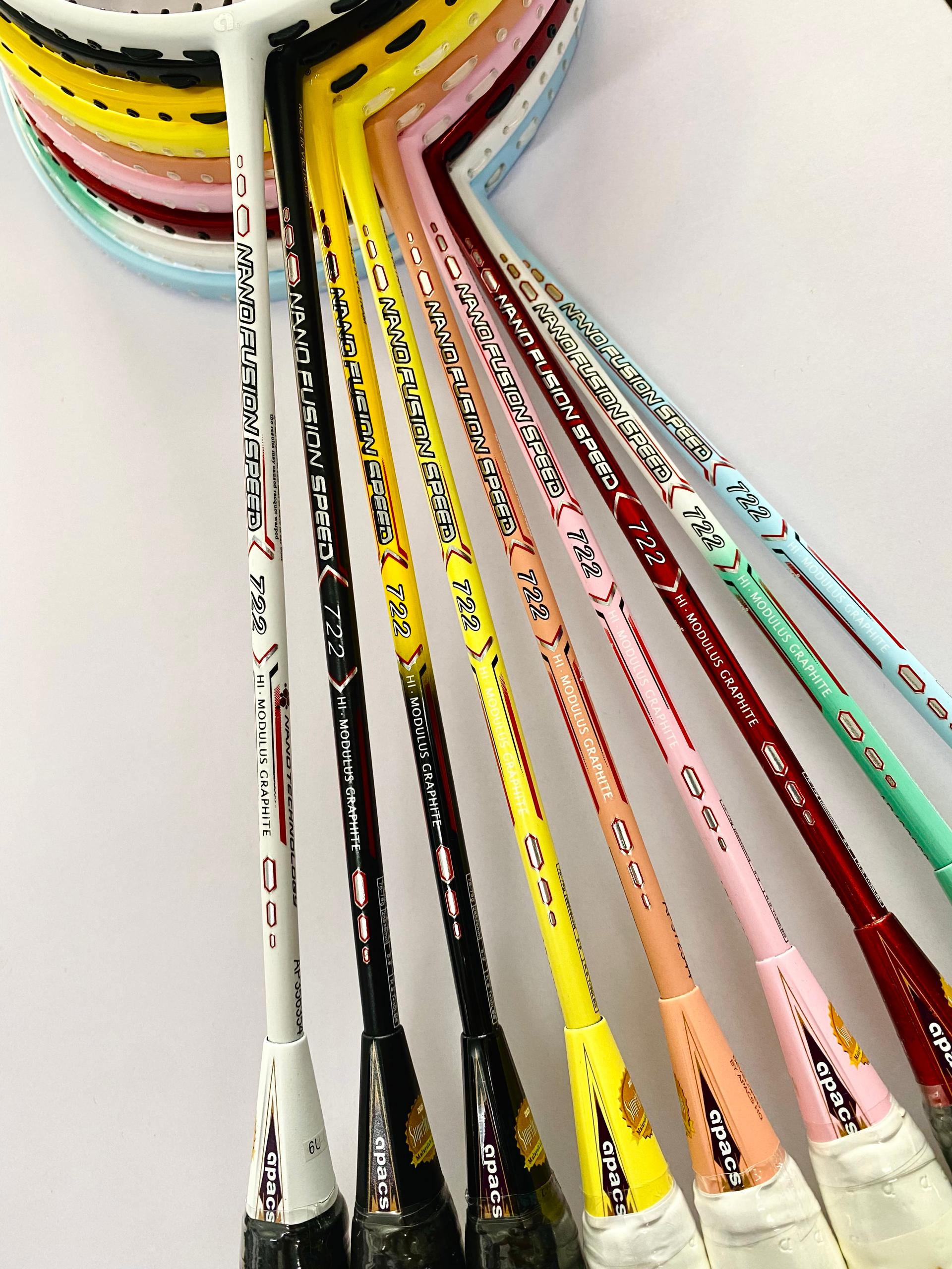 APACS NANOFUSION 722 FRAME ONLY 6UG1 Apacs Badminton Racket | Shopee ...