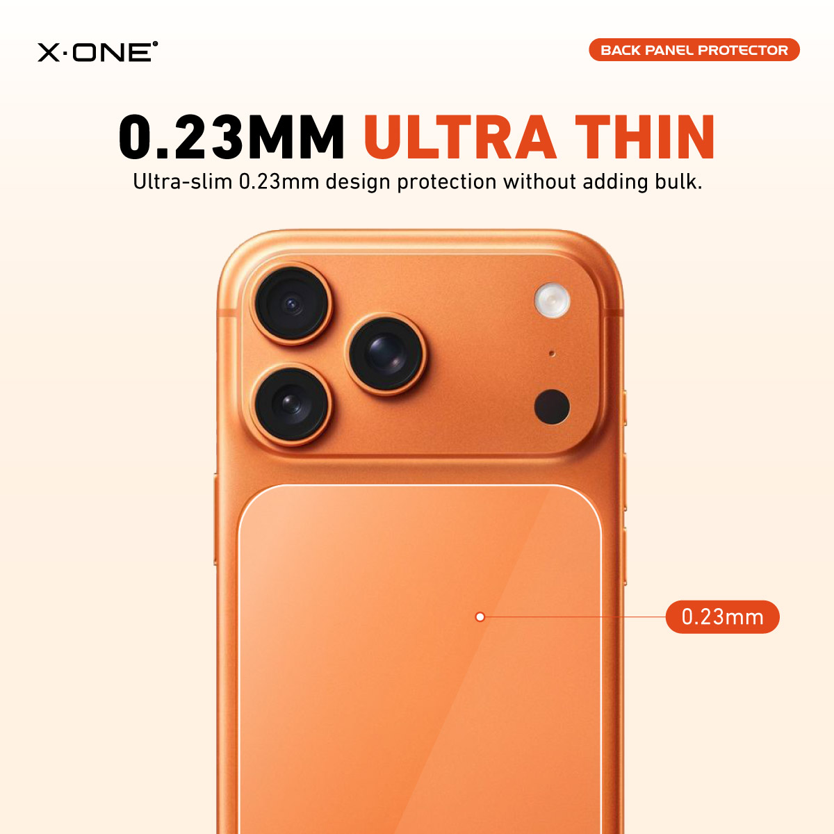 X.One Camera Plateau & Back Protector for iPhone 17 Pro Max / 17 Pro ...