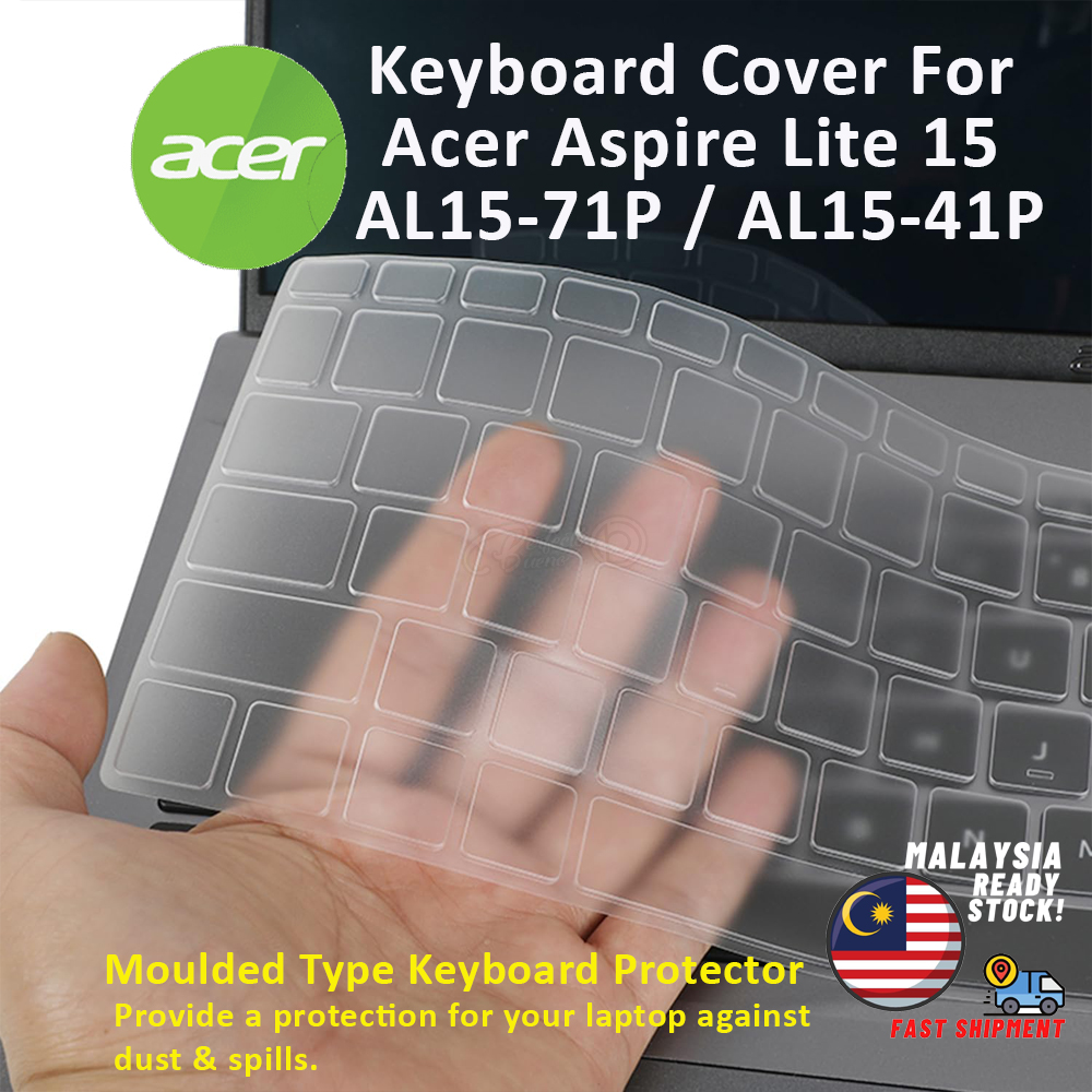 Keyboard Protector for Acer Aspire Lite 15 AL15-71P Keyboard Cover for ...
