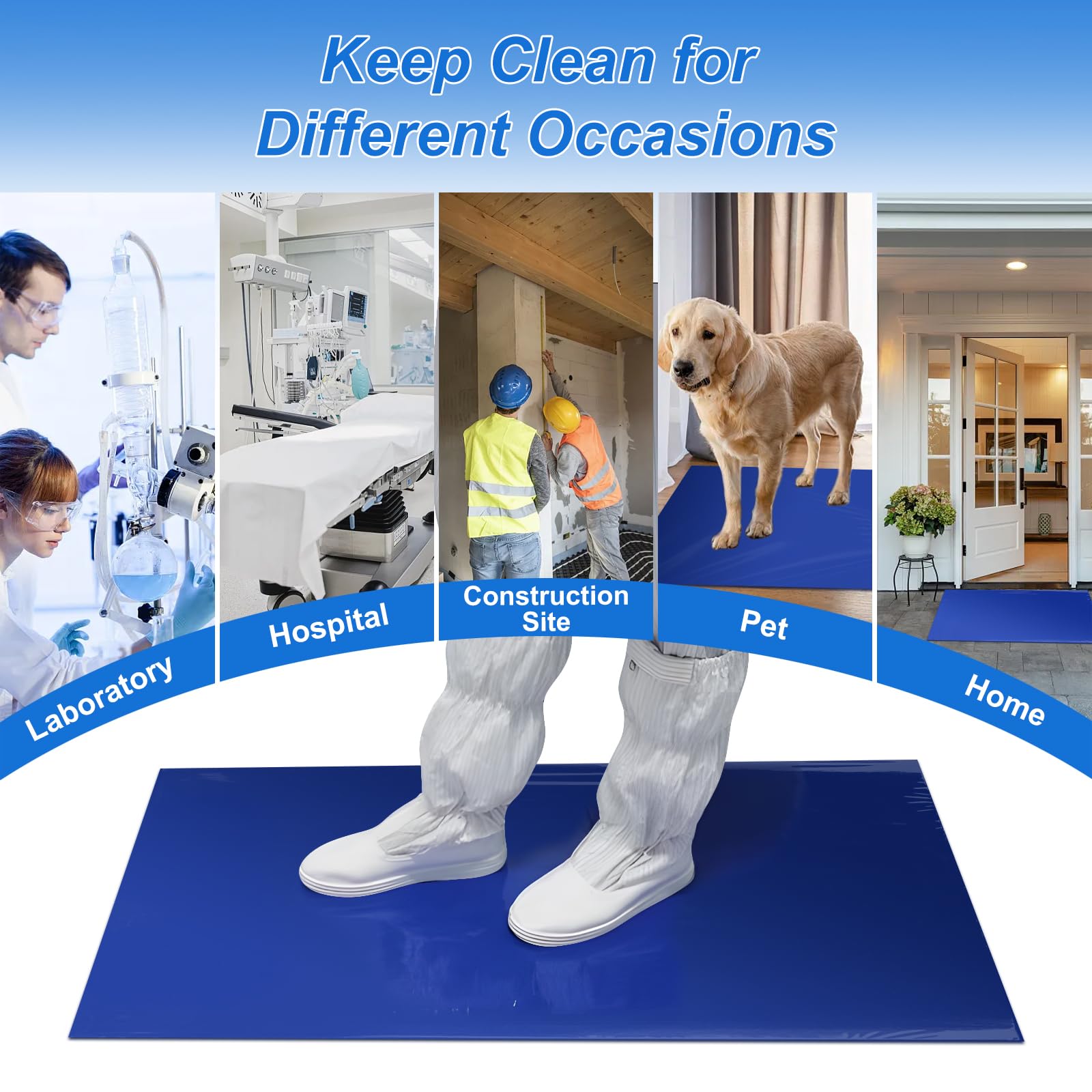30-Layer Sticky Mat Cleanroom/Highly Adhesive Dust-free Mat Anti-Static ...