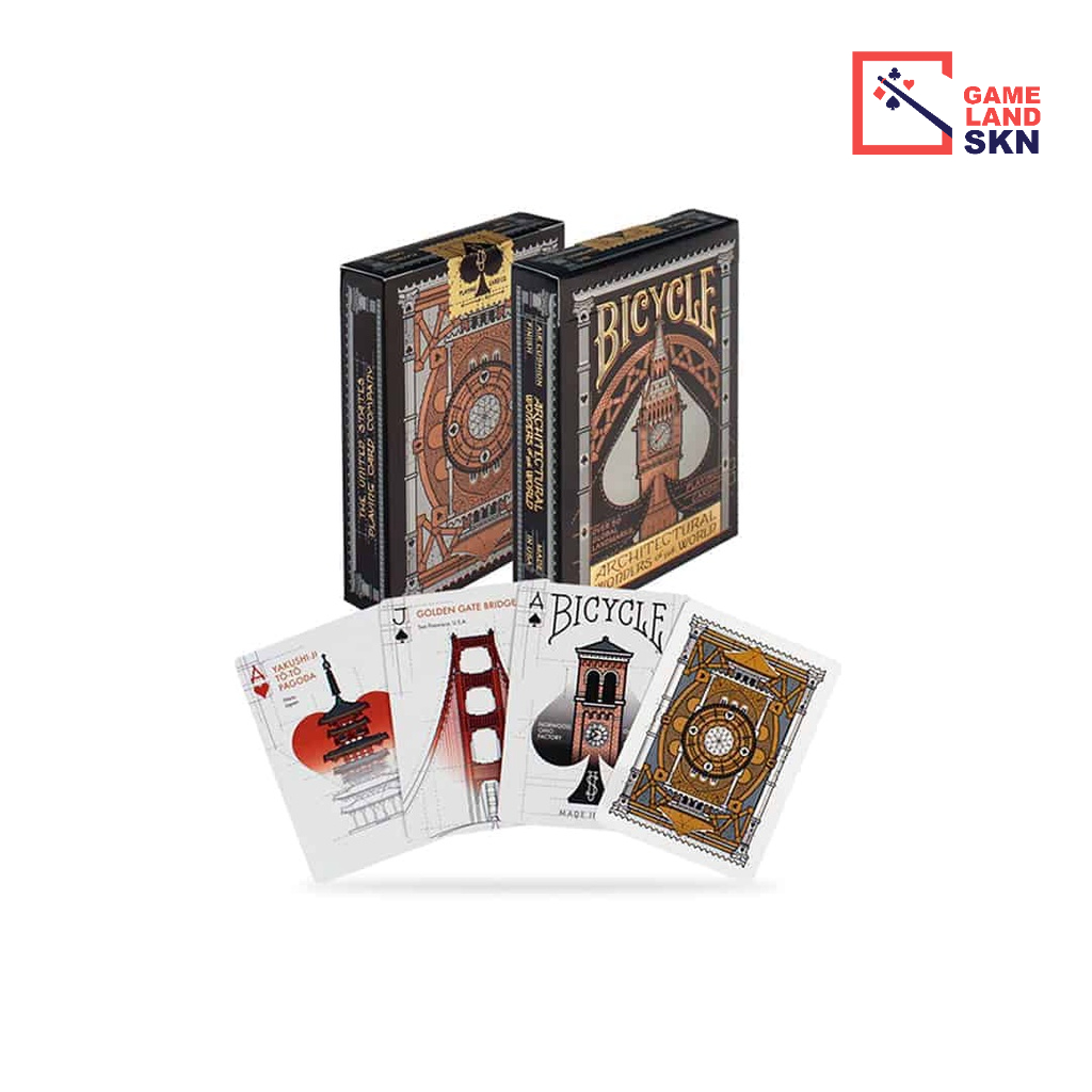 Bicycle Architectural Wonders Of The World Playing Cards by USPCC ...