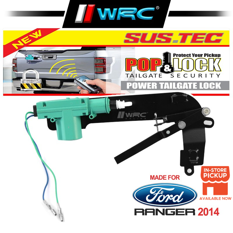 SusTec Pop & Lock Ford Ranger 2014 Tailgate Security Lock System