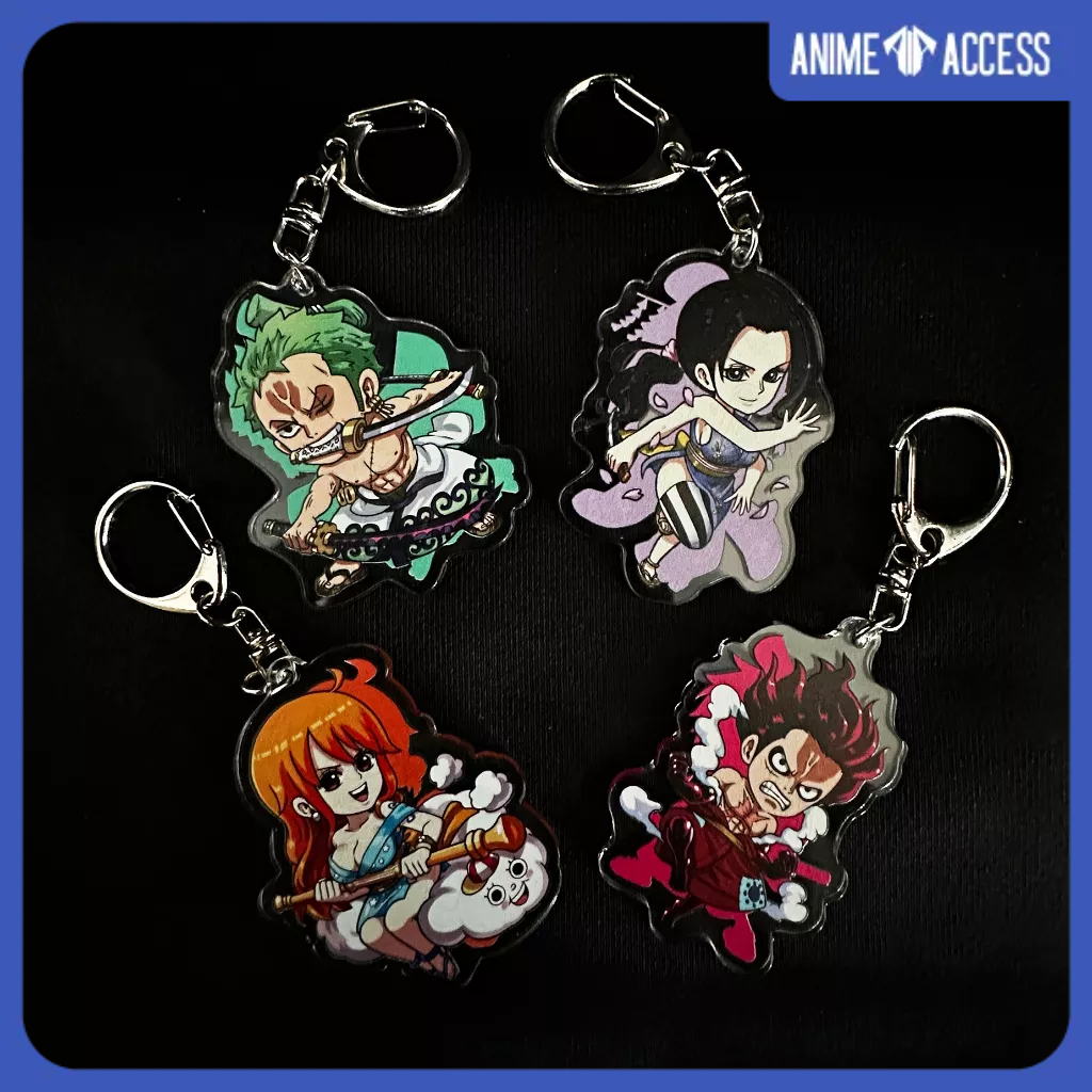 One Piece Doujin Art Double Side Anime Acrylic Premium Keychain by