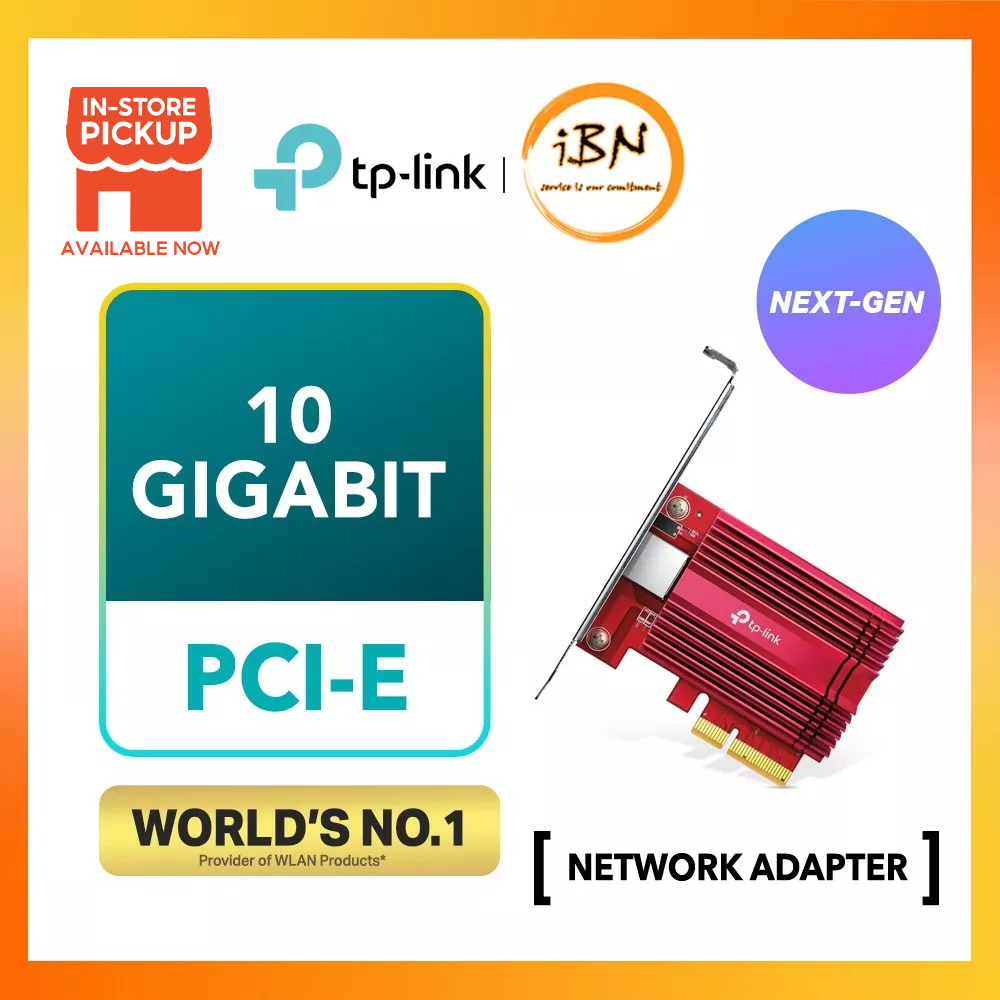 TP-LINK 10 Gigabit PCI Express Network Adapter LAN Card TX401(10G ...